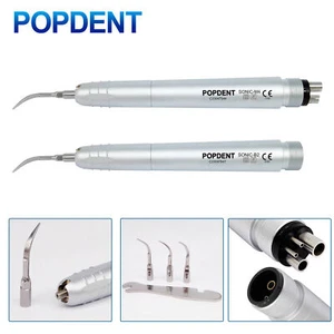 POPDENT Dental Ultrasonic Hygienist Air Perio Scaler Handpiece 2 & 4-Hole 3 Tips - Picture 1 of 48