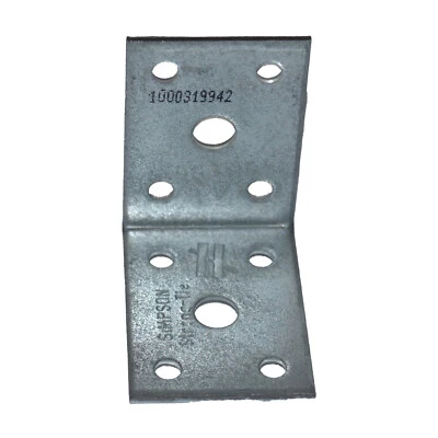 Connettore angolare in metallo per collegamenti legno/legno 50x50x35 mm - Immagine 1 di 3