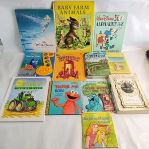 LOT of 12 Vintage Picture Story Books for Kids Children, Assorted Mixed Bundle - Foto 1 di 16