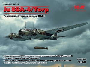 1:48 ICM #48236 - Ju 88A-4 Torp/A-17, WWII German Torpedo Plane - Picture 1 of 2