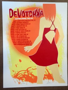DEVOTCHKA - PÓSTER DE LA GIRA EUROPEA DE VERANO 2009 - LINDSEY KUHN - CÓMO TERMINA - Imagen 1 de 3