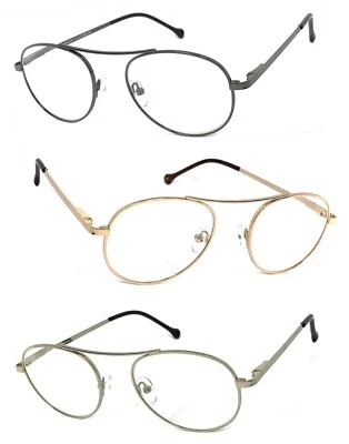 Gafas de lectura ligeras con bisagras de resorte con montura redonda de moda para mujer Foto 1 de 4