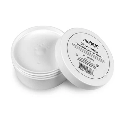 Maquillaje Blanco Payaso Mehron para Payasos/SFX/Cosplay, 2 Tallas Disponibles Foto 1 de 4