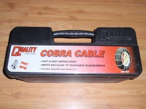 Quality Chain Corp Cobra Cable 1042 Passenger Tire Chains 14/15/16/17/18/19/20" - Bild 1 von 15