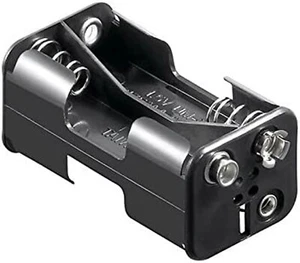 Batteriehalter, 4x Mignon 'AA' mit Druckknopfanschluss - Bild 1 von 2