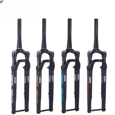 Horquilla neumática suspensión delantera 700C Cross Country 100*12 mm eje pasante 60 mm recorrido Foto 1 de 4