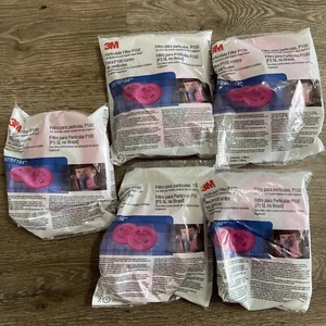 5 pares de filtros de partículas 3M 2097 P100 NIOSH P100 nivel molesto vapor orgánico - Imagen 1 de 2