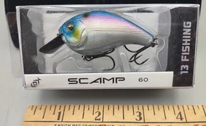 NEW 13 Fishing Scamp 60 Fantasy Shad 1/2 oz Squarebill  Crankbait 2-3/8" Rattle - Picture 1 of 4