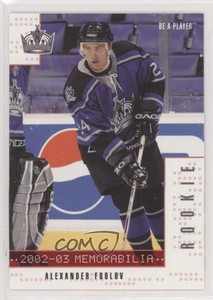 2002-03 ITG Be A Player Memorabilia Ruby /200 Alex Frolov #287 Rookie RC
