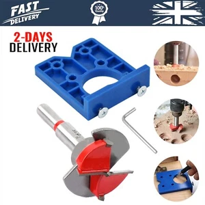 Door Hinge Jig for Router, Door Hinge Jig 35mm Hinge Hole Cutter, Concealed - Picture 1 of 8