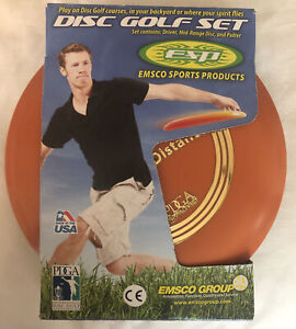 Disc Golf Set of Three Driver Mid Range Disc and Putter Frisbee Golf