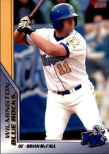 2007 Wilmington Blue Rocks Choice #21 Brian McFall Flagstaff Surprise Arizona AZ
