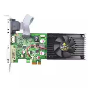 GeFore GT210 pcie x1 1G DDR3 DVI+HDMI+VGA for x4 x8 x16 Linux server GPU - Picture 1 of 4