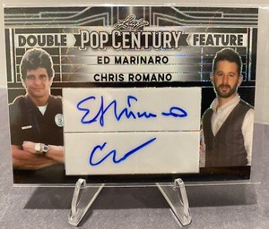 2023 LEAF Pop Century- Ed Marinaro/Chris Romano -DBL BLK KALEIDOSCOPE #3/4 Auto