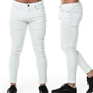Level1 Herren Skinny Jeans - WEISS - Gr. XS bis L (UK) UVP 8̶0̶ *NEU mit Etikett - Bild 1 von 9