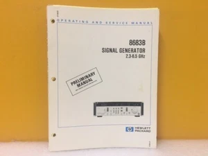 HP / Agilent 08683-90013 8683B Signal Generator 2.3 - 6.5 GHz Preliminary Manual - Picture 1 of 4