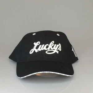 Luckys 13 Baseball Cap Strapback Hat Black NWOT - Picture 1 of 9