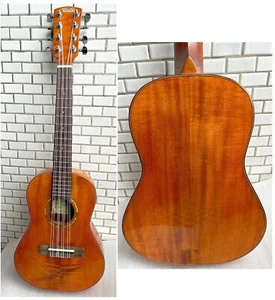 Alulu 8 String Solid curly Acacia Koa wood Tenor Ukulele BU980 - Picture 1 of 9