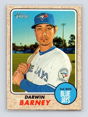 2017 Topps Heritage #312 Darwin Barney - Image 1 of 2