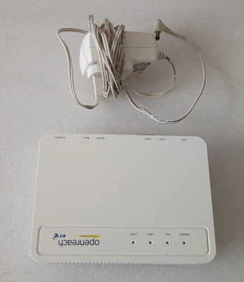 BT Openreach modem (Huwaei EchoLife HG612) with power supply - Image 1 of 3