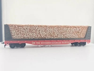 Tyco HO Scale - The Southern Railroad Pulpwood Car 4365 - Model Train Car No box - Image 1 of 4