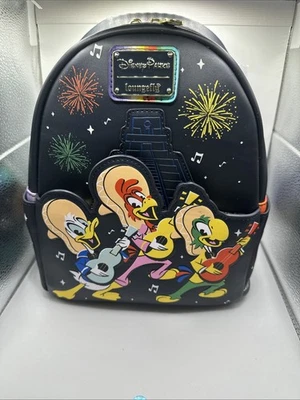 Disney Parks Loungefly 3 Three Caballeros Donald Duck Mexico Epcot Mini Backpack - Image 1 of 3