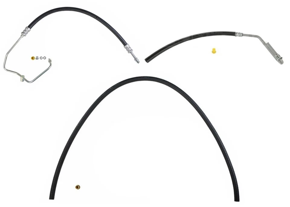 Power Steering Pressure Hose Return Hose Tube for Ford E150 E250 E350 87-96 4.9L - Image 1 of 4