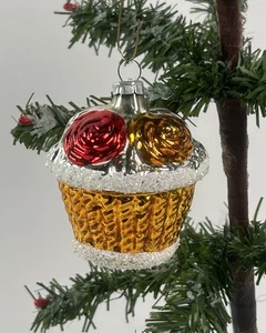 2495/25 1x alter Christbaumschmuck Weihnachtsschmuck Formteil - Bild 1 von 5