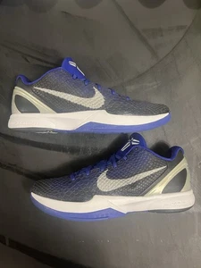 Size 13 - Nike Zoom Kobe 6 Purple Blue Silver Lakers Gradient - Picture 1 of 8
