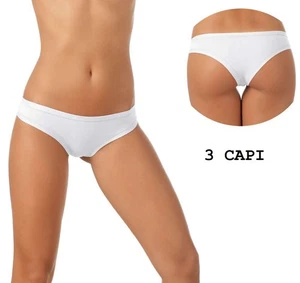 Gruppo 3 brasiliane donna in cotone elasticizzato Jadea 502 - Picture 1 of 1