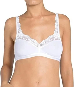 Sloggi Women's Romance Non-Wired Bralette Bra White, 36C - Picture 1 of 8