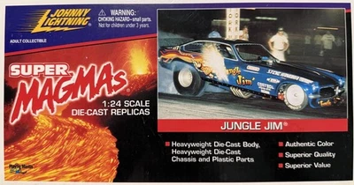 JUNGLE JIM CHEVY VEGA JOHNNY LIGHTNING SUPER MAGMA'S NHRA FUNNY CAR 1:24 - Image 1 of 4