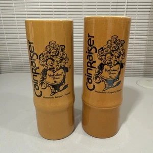 Daga Hawaii Cainraiser Waikiki Bamboo Shaped Tiki Mug Holiday Inn Rum Cocktail 2 - Picture 1 of 14