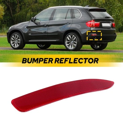 Parachoques trasero izquierdo para BMW X5 E70 2010 11 12 13 LCI/facelifted luz reflector rojo Foto 1 de 4