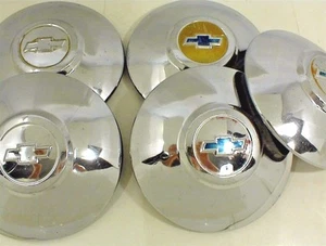 1949 1950 CHEVROLET DOG DISH HUBCAPS - Picture 1 of 12