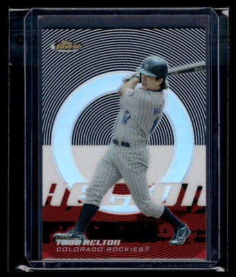 2005 Topps Finest Refractor #137 Todd Helton 356/399 Rockies HOF - Image 1 of 2