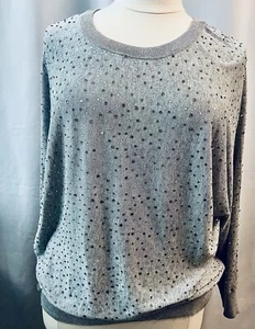 Damen Top Voll Strass Größe 1X - Bild 1 von 6