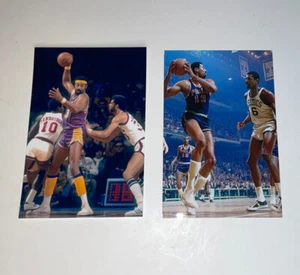 wilt Chamberlain vs kareem 4x6 picture Wilt vs Bill Russell 4x6 Lot of 2. 3 Goat - Picture 1 of 10