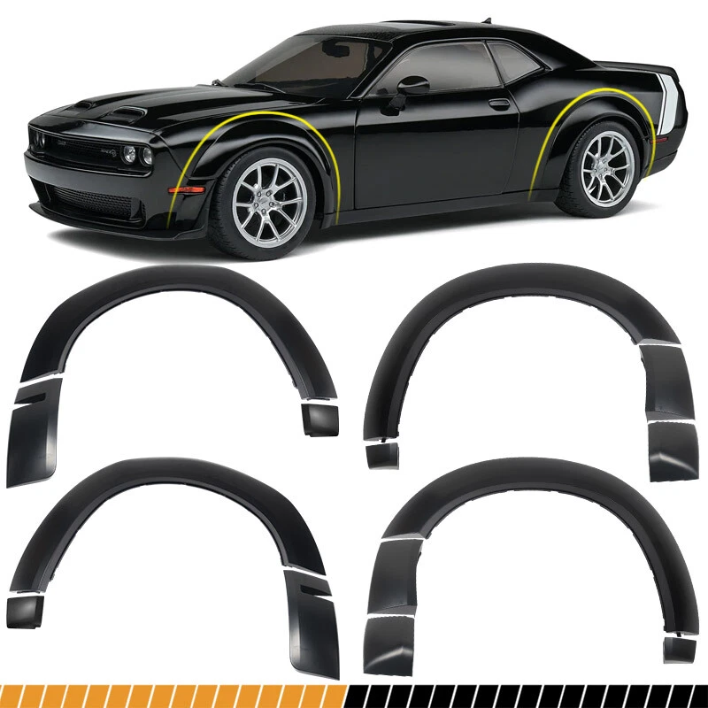 For Dodge Challenger SXT GT 2015-2023 Fender Flares Wheel Arche Wide Body Kit — 第 1/4 张图片