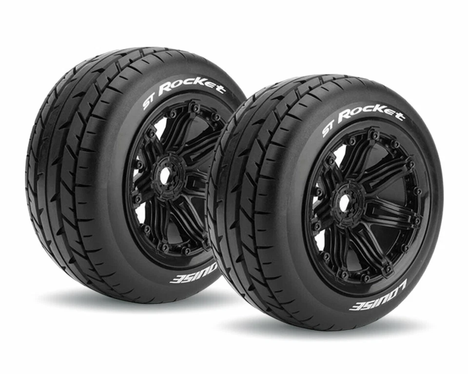 LOUISE ST-ROCKET Reifen Sport Compound Felge schwarz TRX 17mm LOUT3286B E-Revo . - Bild 1 von 1