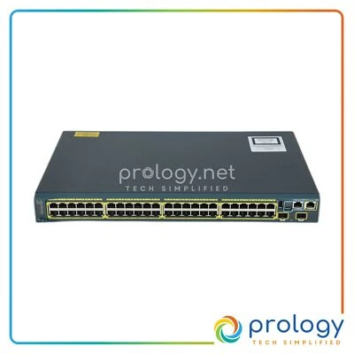 Cisco WS-C2960S-48TD-L Catalyst Switch 48 Port GigE 2x 10G SFP Port IOS 15.2.2E9 - Image 1 of 4