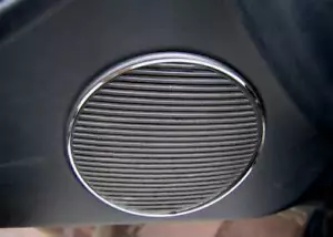 D Honda CRX del Sol Chrom - Rahmen für Türlautsprecher - Edelstahl poliert - Picture 1 of 3