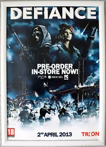 Defiance RARE PS3 PC XBOX 360 42cm x 59cm Werbeposter - Bild 1 von 1