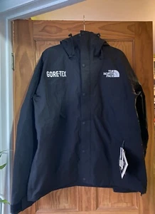 THE NORTH FACE GTX Mountain Mens Medium Jacket Gore-Tex Black $450 NEW - Picture 1 of 7