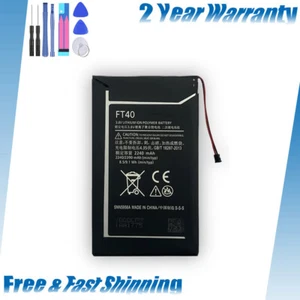 FOR MOTOROLA FT40 BATTERY MOTO E 2ND GENERATION XT1068 XT1505 / 2240mAh + TOOLS - Picture 1 of 6