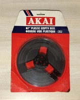 AKAI R-7P 7" 18cm Plastic Empty Reel in factory sealed packaging.