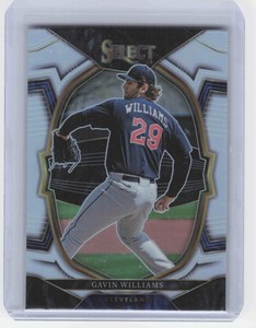 2023 Panini Select #92 Gavin Williams Silver Prizm