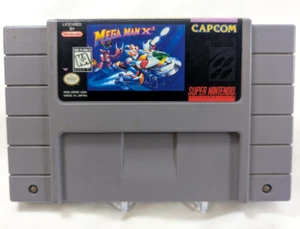 Mega Man X-2 Super Nintendo SNES Cartridge Video Games Retro 1995 Tested - Picture 1 of 5