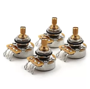 4x CTS 500K Pot 3/8" Short Split Shaft Audio Taper 20% Toleranz - Bild 1 von 5