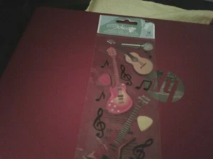 Jolee's MUSIC Stickers Concert Guitar Rock & Roll Drama Theater Musical Notes - Picture 1 of 1